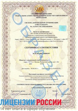 Образец сертификата соответствия Чертково Сертификат ISO/TS 16949